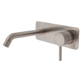 Fienza Axle 160mm Rectangular Basin/Bath Wall Mixer Set