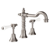 Fienza Lillian Shepherds Crook Basin Tap Set with Ceramic Levers