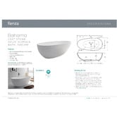 Fienza Bahama 1700 Free-standing Bath