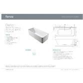 Fienza Delta Acrylic Free Standing Bath