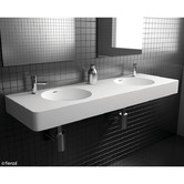 Fienza Encanto 1400mm Double Bowl Wall Mounted Basin