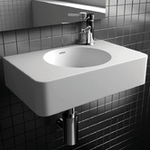 Fienza Encanto 470mm Cast Stone Wall Mounted Basin