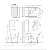 Fienza Chica Ceramic Close Coupled Toilet Suite