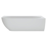 Fienza Matta 1750mm Gloss White Solid Surface Corner Bath