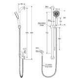 Fienza Stella Care Grab Rail Shower