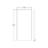 Fienza Pencil Edge Rectangular Wall Mirror