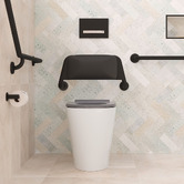 Fienza Accessible Stainless Steel Toilet Back Rest
