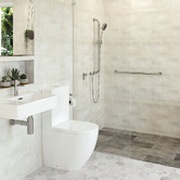 Fienza Accessible 300mm Stainless Steel Grab Rail
