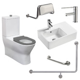 Fienza Accessible Delta Care Back to Wall Toilet Suite Package