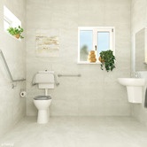 Fienza Accessible Stella Care Adjustable Link Toilet Suite Package