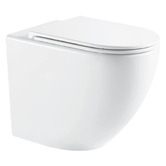 Fienza Alix Slim Seat Wall Faced Toilet Pan With R&amp;T In-Wall Cistern