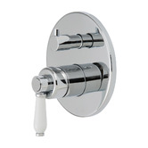 Fienza Eleanor Shower/Bath Wall Mixer Diverter Ceramic Lever