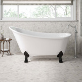 Fienza Elizabeth  Acrylic Freestanding Clawfoot Bath