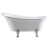 Fienza Elizabeth  Acrylic Freestanding Clawfoot Bath