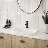 Fienza Parisa Semi Inset Ceramic Basin