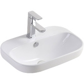 Fienza Parisa Semi Inset Ceramic Basin