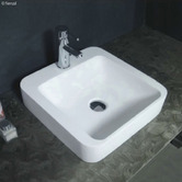 Fienza 40cm Rondo Cast Stone Basin