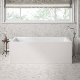 Fienza Sentor 1500mm Right Hand Acrylic Bath Tub with Tiling Lip
