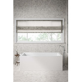 Fienza Sentor 1500mm Right Hand Acrylic Bath Tub with Tiling Lip
