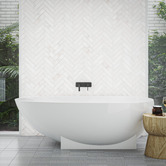 Fienza Lagoona 1810mm Stone Bath Tub With Overflow