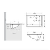Fienza Sarah Undermount Ceramic Basin