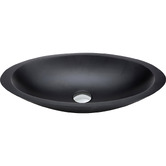 Fienza Matt Black Bahama Stone Basin