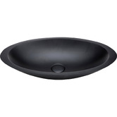 Fienza Matt Black Bahama Stone Basin