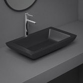 Fienza 60cm Matt Black Classique Stone Basin