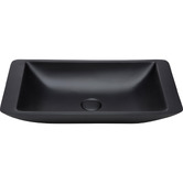Fienza 60cm Matt Black Classique Stone Basin