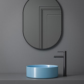 Fienza Blue Reba Above Counter Ceramic Basin
