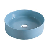 Fienza Blue Reba Above Counter Ceramic Basin