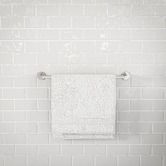 Fienza Michelle Chrome Single Bar Wall Mounted Towel Rail