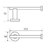 Fienza Chrome Michelle Toilet Paper Holder