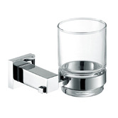 Fienza 2 Piece Chrome Modena Tumbler &amp; Holder Set