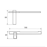 Fienza Chrome Jet Toilet Paper Holder