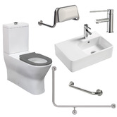 Fienza Accessible Delta Care Back to Wall Toilet Suite Package