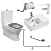 Fienza Accessible Delta Care Back to Wall Toilet Suite Package