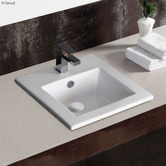Fienza Allison Square Drop In Ceramic Basin