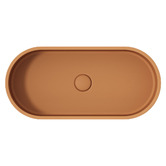 Fienza Jada 600mm Pill Concrete Above Counter Basin
