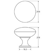 Fienza Mila Round Cabinet Knob