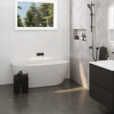Fienza Keeto Acrylic Back-to-Wall Bath