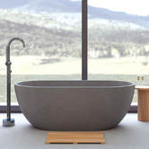 Fienza Jada 1500mm Concrete Free-Standing Bath