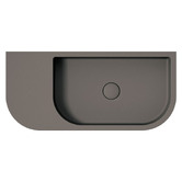 Fienza Blanca 650mm Concrete Wall Hung Basin