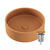 Fienza Jada Round Concrete Basin &amp; Waste Set