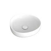 Fienza Pebble 400mm Ceramic Basin &amp; Waste Set