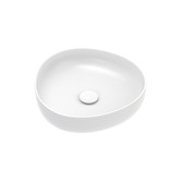 Fienza Pebble 400mm Ceramic Basin &amp; Waste Set