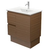 Fienza Dolce 750mm Walnut Freestanding Single Vanity