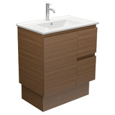 Fienza Dolce 750mm Walnut Freestanding Single Vanity