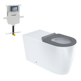 Fienza Isabella Care S-Trap Wall-Faced Toilet Suite With Geberit Sigma In-Wall Cistern