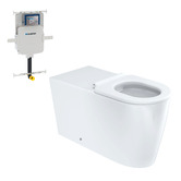 Fienza Isabella Care S-Trap Wall-Faced Toilet Suite With Geberit Sigma In-Wall Cistern